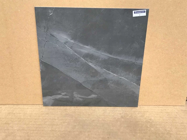 Qua granite space anthracite gepolijst vloertegel 60x60 cm 46,08 m² - afbeelding 1 van  8