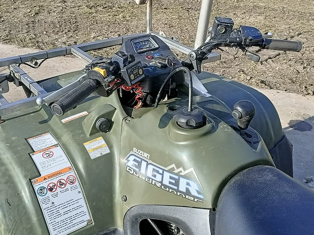 Quad 4wd suzuki, lt-a 400 eiger quadrunner, bouwjaar 2007 - afbeelding 2 van  21