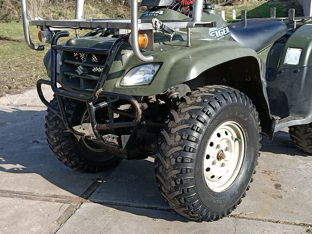 Quad 4wd suzuki, lt-a 400 eiger quadrunner, bouwjaar 2007 - afbeelding 10 van  21