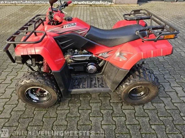 Quad masai, a300, rood, bouwjaar 2007 - afbeelding 9 van  9