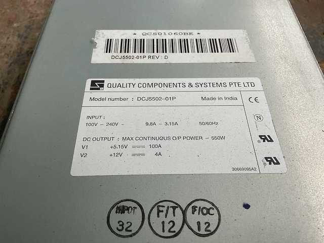 Quality components & systems dcj5502-01p voedingseenheid (2x) - afbeelding 5 van  5