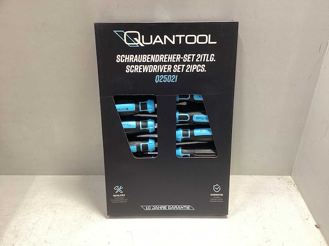 Quantool (mannesmann) - 21 delig -schroevendraaier set 10 jaar garantie - afbeelding 1 van  4