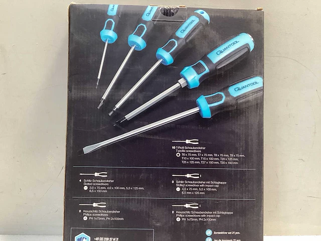 Quantool q25021 schroevendraaierset - afbeelding 4 van  4