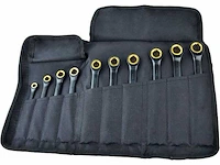 Quantool steek- ringratelsleutel set 10-delig - afbeelding 4 van  5