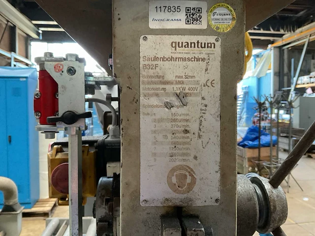Quantum b32f kolomboormachine - afbeelding 7 van  7