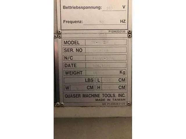 Quaser - mk-60 ii h - cnc machining center - afbeelding 6 van  6