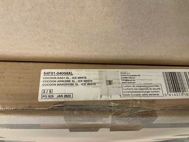 Quax cocoon kast xl ice white - afbeelding 6 van  8