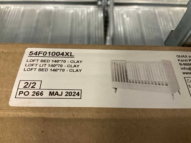 Quax loft meegroeibed 140 x 70 cm clay - afbeelding 7 van  7