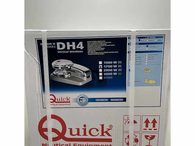 Quick dh4 electric anchor winch 1700w | 24v | 12 mm - fsdr17240012a00 - afbeelding 3 van  3