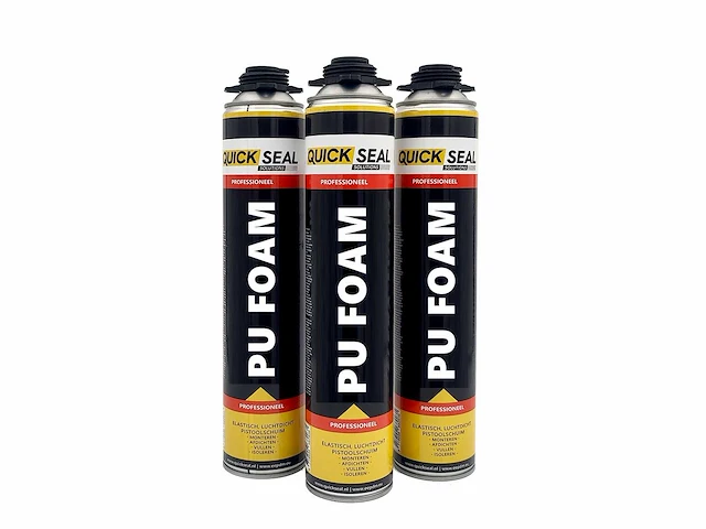 Quick seal purschuim (120x) met 2x foam gun en 3x pu cleaner - afbeelding 4 van  6