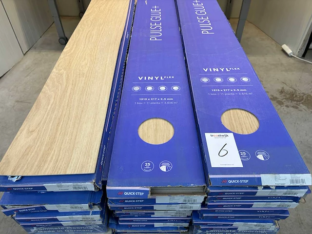 Quick step pure oak blush pulse glue pvc vloer (29x) - afbeelding 1 van  11