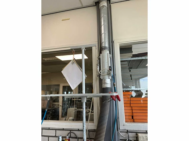 Quicksander bandschuurmachine v.v. pneumatisch klepafsluiter - afbeelding 6 van  6