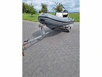 Quicksilver - 350 alu rib met atlanta trailer + 25 pk suzuki - rubberboot - afbeelding 9 van  43