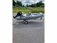 Quicksilver - 350 alu rib met atlanta trailer + 25 pk suzuki - rubberboot - afbeelding 11 van  43