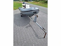 Quicksilver - 350 alu rib met atlanta trailer + 25 pk suzuki - rubberboot - afbeelding 20 van  43