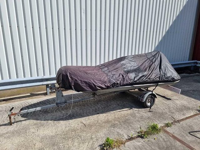 Quicksilver - 350 alu rib met atlanta trailer + 25 pk suzuki - rubberboot - afbeelding 23 van  43