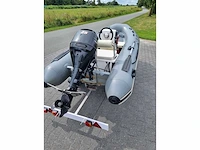 Quicksilver - 350 alu rib met atlanta trailer + 25 pk suzuki - rubberboot - afbeelding 37 van  43