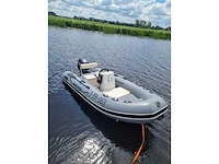 Quicksilver - 350 alu rib met atlanta trailer + 25 pk suzuki - rubberboot - afbeelding 42 van  43