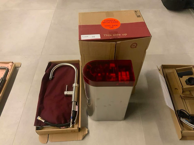 Quooker flex rvs keukenkraan met cube cb boiler - afbeelding 1 van  8