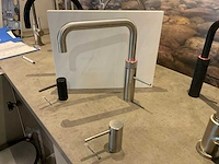 Quooker fusion square rvs 3-in-1 kokendwaterkraan met zeeppompje - afbeelding 1 van  5