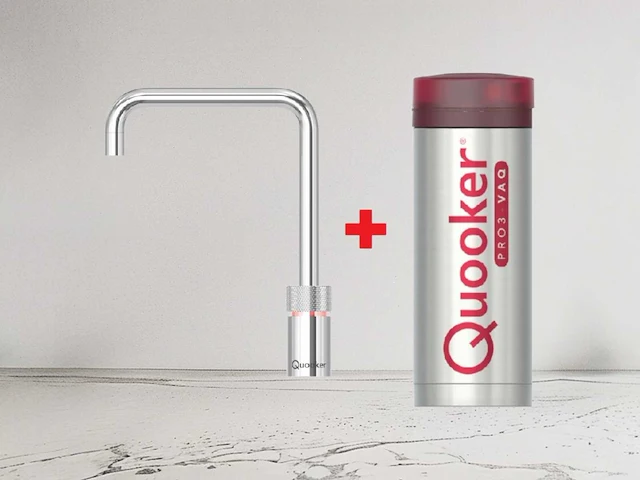 Quooker nordic square rvs pro3 kokend water - afbeelding 1 van  1