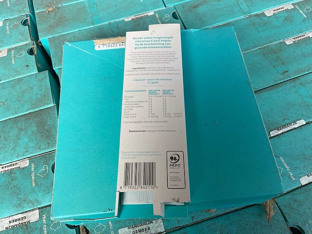 Qwensh water met smaak (mandarijn/gember) - afbeelding 3 van  3