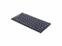 R-go compact break toetsenbord bluetooth 5.0 met pauze indicator ergonomich qwerty zwart - afbeelding 1 van  4
