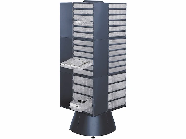 Raaco serie 250 draaibare toren voor assortimentskasten 880 x 880 x 1600 mm - afbeelding 1 van  1