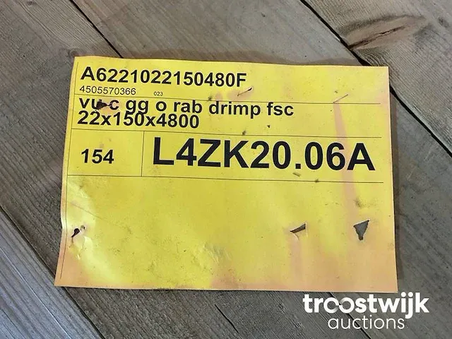 Rabatdeel 480x15x2.2 cm - afbeelding 4 van  7