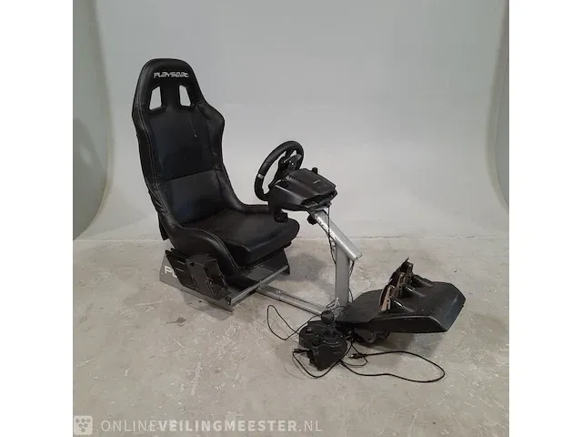 Race stoel met stuur en pedalen playseat/logitech g, driving force - afbeelding 1 van  14