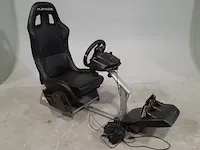 Race stoel met stuur en pedalen playseat/logitech g, driving force