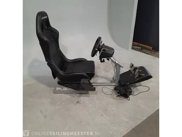 Race stoel met stuur en pedalen playseat/logitech g, driving force - afbeelding 7 van  14