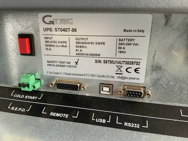 Racor ups-systeem / noodstroomvoorziening - afbeelding 2 van  10