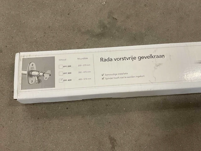 Rada - fp1 400 - vorstvrije gevelkraan - afbeelding 3 van  3