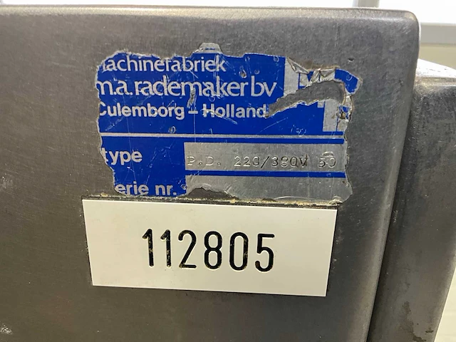 Rademaker p.d. 220/380v doseermachine - afbeelding 8 van  16
