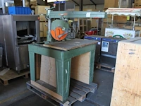 Radiaal afkortzaag dewalt op metalen onderstel, 380 volt. - afbeelding 1 van  2