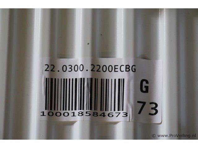 Radiator - 220x10x31cm - afbeelding 5 van  5