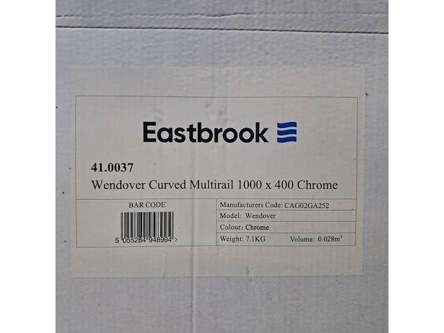 Radiator, eastbrook, wendover, chroom - afbeelding 4 van  4
