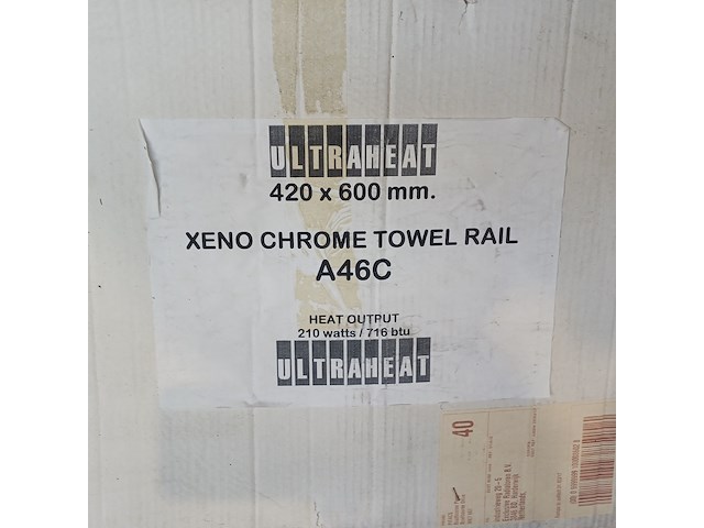 Radiator, ultraheat, xeno, chroom - afbeelding 4 van  4