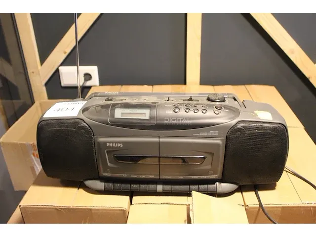 Radio-cassetterecorder philips - afbeelding 1 van  1
