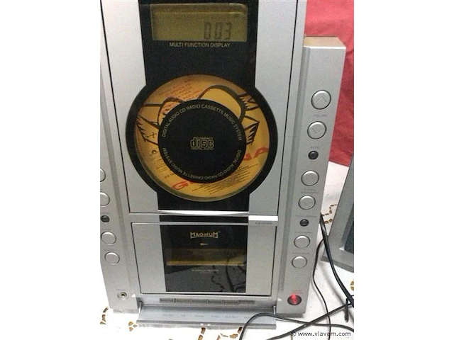 Radio cd cassette speler - afbeelding 4 van  5