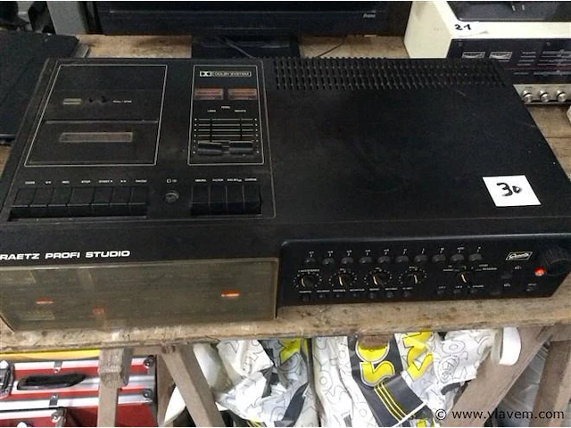 Radio met cassettespeler - afbeelding 1 van  5