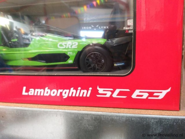 Radiografisch - bestuurbare auto - lamborghini sc 63 - 1:14 - afbeelding 2 van  4