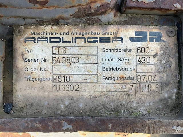 Radlinger lt8 dieplepelbak - afbeelding 9 van  9
