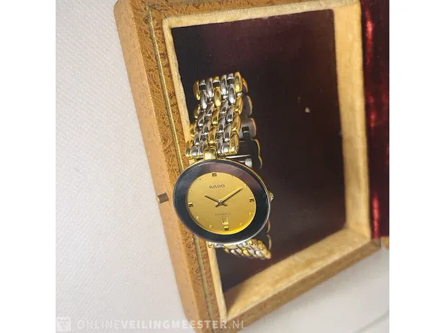 Rado florence - heren horloge goud zilver two-tone - afbeelding 1 van  2
