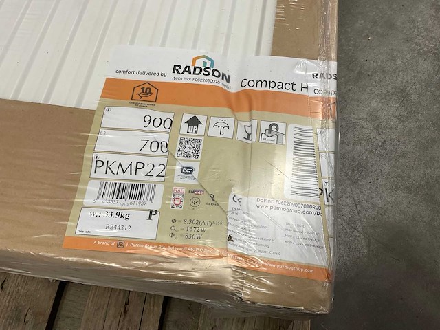 Radson compact h radiator (2x) - afbeelding 4 van  5