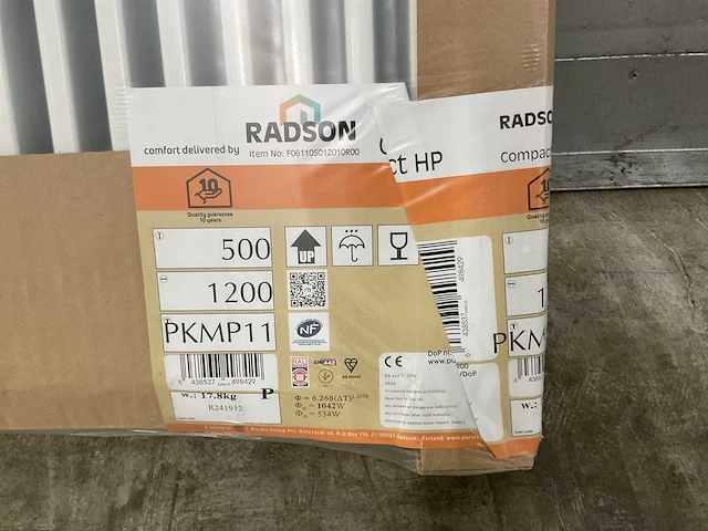 Radson compact hp 11 paneelradiator 1042w (2x) - afbeelding 6 van  7