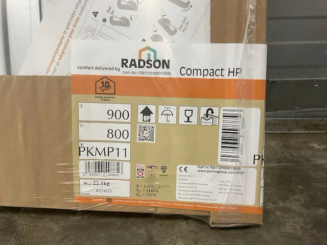 Radson compact hp 11 paneelradiator 1142w (3x) - afbeelding 8 van  9