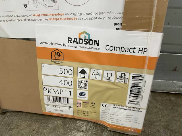 Radson compact hp 11 paneelradiator 347w (5x) - afbeelding 5 van  7