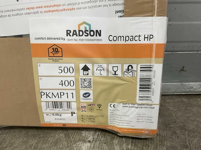 Radson compact hp 11 paneelradiator 347w (5x) - afbeelding 6 van  7